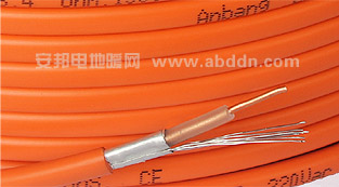 屏蔽型單導(dǎo)發(fā)熱電纜結(jié)構(gòu)圖